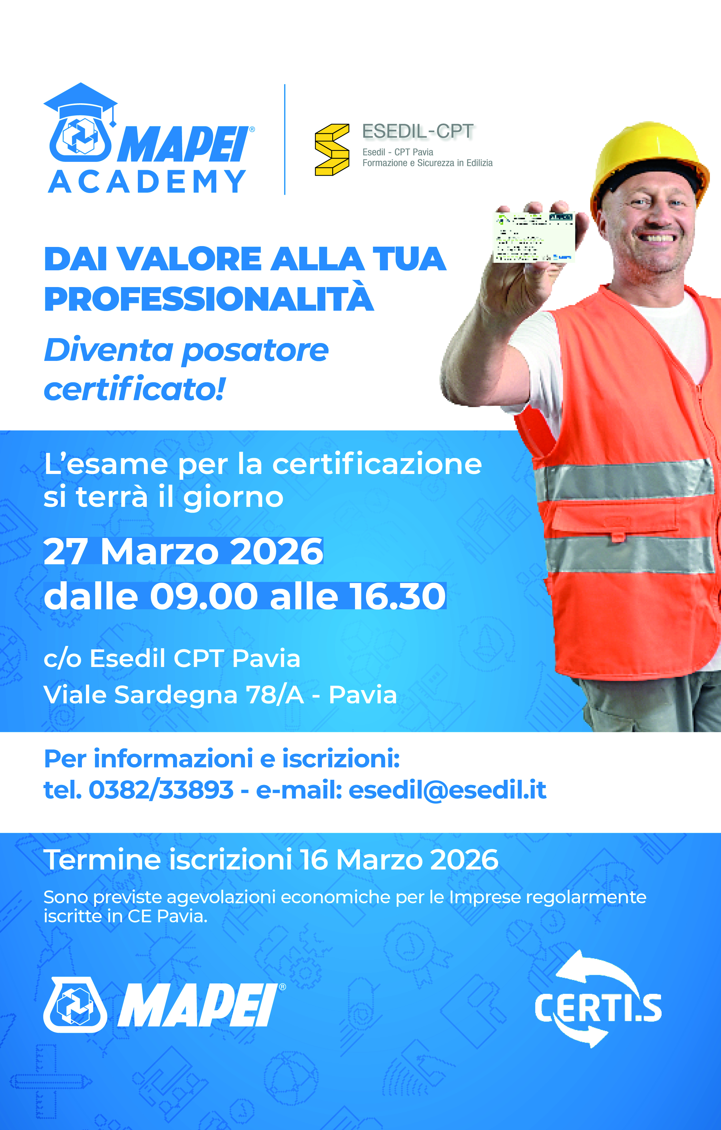 Volantino posa ceramica